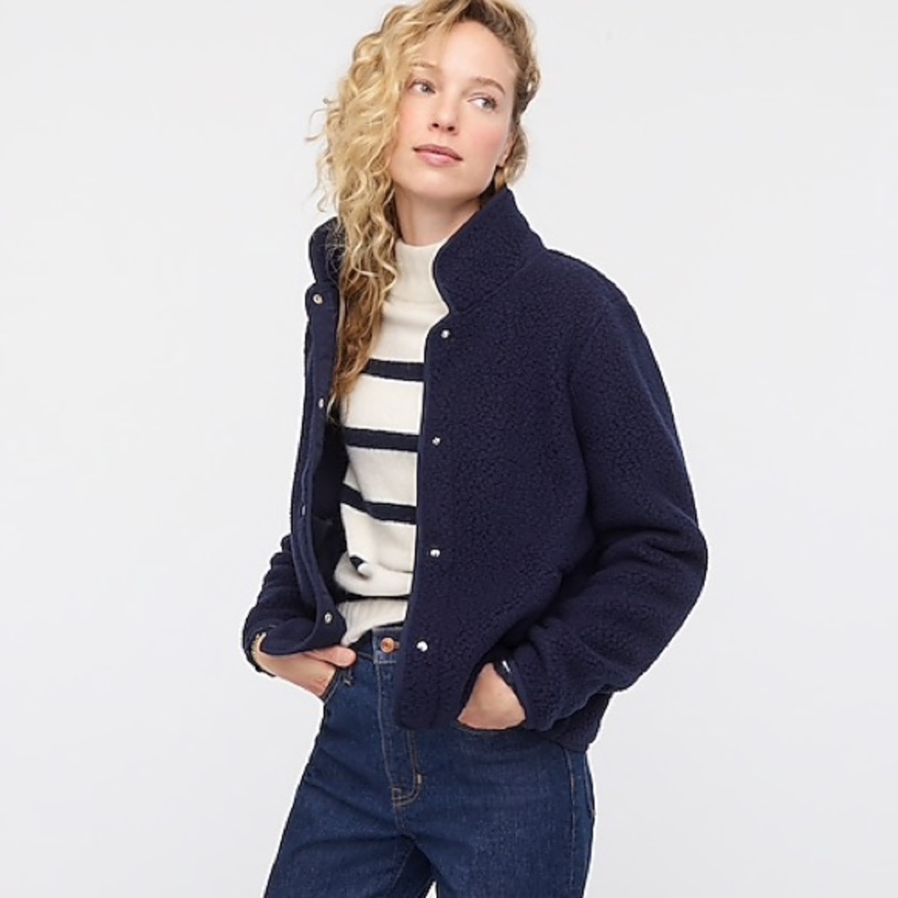 (Found) J Crew Polartec Sherpa Fleece Jacket